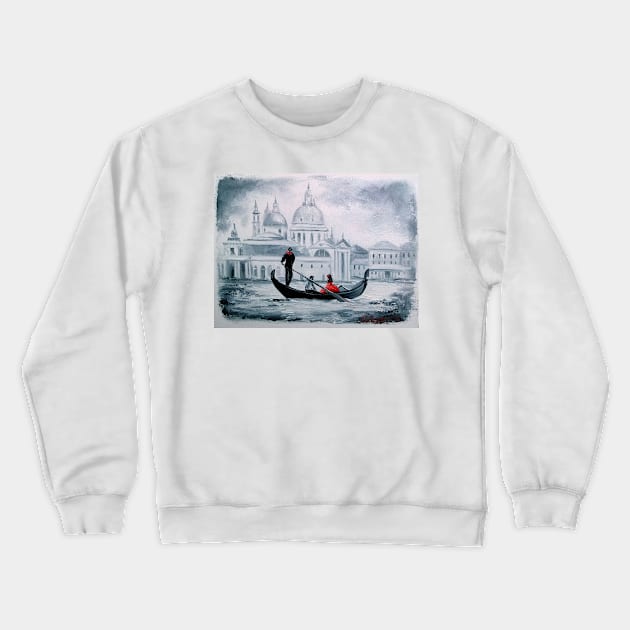 Romantic Venice Crewneck Sweatshirt by OLHADARCHUKART